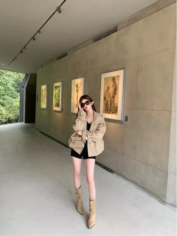 Rosebud trench coat COA168 images